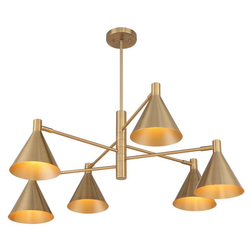 Savoy House 1-8003-6 Pharos 6 Light 38" Wide Chandelier