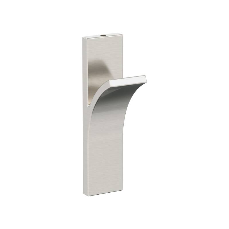 Amerock Apex Single Prong Decorative Wall Hook - Satin Nickel