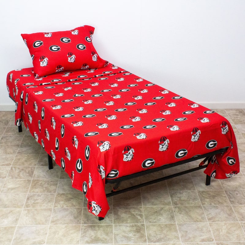 Georgia Bulldogs Bed Sheet Set