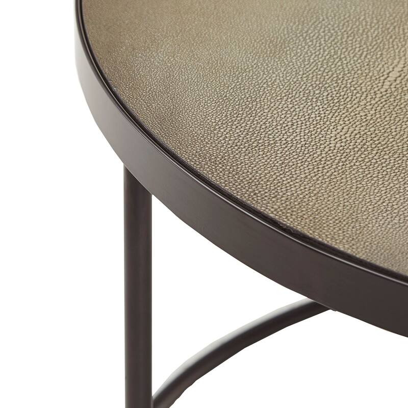 Downing Wood Round Nesting Coffee Table Set by iNSPIRE Q Modern
