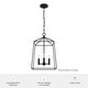 preview thumbnail 5 of 10, Hunter Fair Oaks 4-Light Pendant - Kitchen, Dining Room, Foyer - Modern Farmhouse, Transitional, Cage, Lantern - Designer!