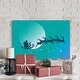 preview thumbnail 6 of 8, Moonlit Skaters-Premium Gallery Wrapped Canvas - Ready to Hang