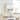 White Manufactured Wood Farmhouse 2-Door Bathroom Wall Cabinet - 20.6" H x 23.6" W x 7.7" D