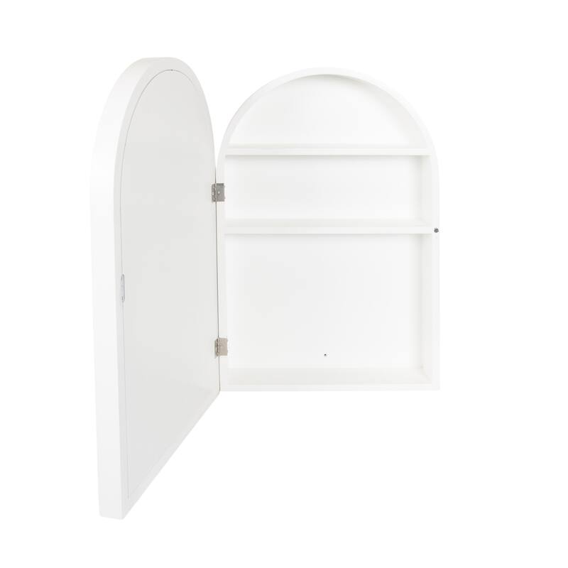 DesignOvation Herenshaw Arch Mirror Vanity Cabinet - 20x6x30