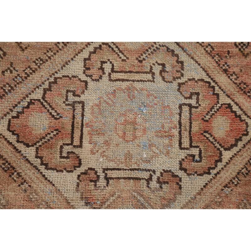 Geometric Botemir Persian Accent Rug Handmade Wool Carpet - 3'4"x 4'10"