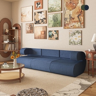 WOWMAX Modular Sectional Couches For Living Room, Small L Shaped Couch, Convertible Sleeper Sofa Bed With Cloud Couches