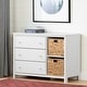 preview thumbnail 2 of 17, South Shore Cotton Candy 3-drawer Dresser with 2 Baskets