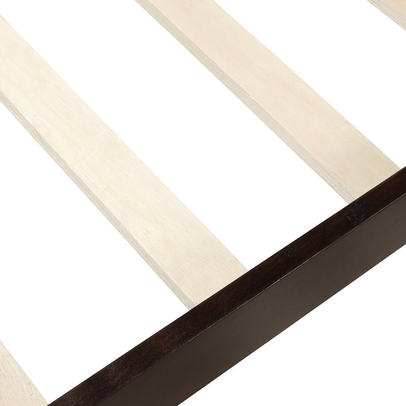 Twin Size Sleigh Bed Platform Bed Minimalist Bed