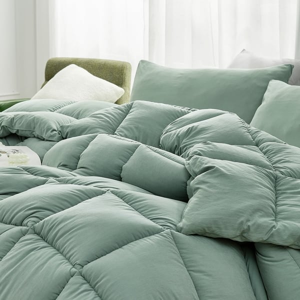 Thick Being Cool® - Coma Inducer Oversized Comforter Set - Chinois Green - Queen