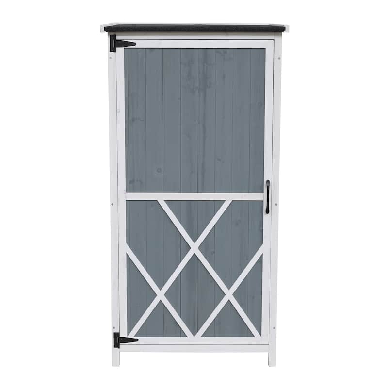 Christopher Knight Home - Peterson Outdoor Wood Tone Storage Shed