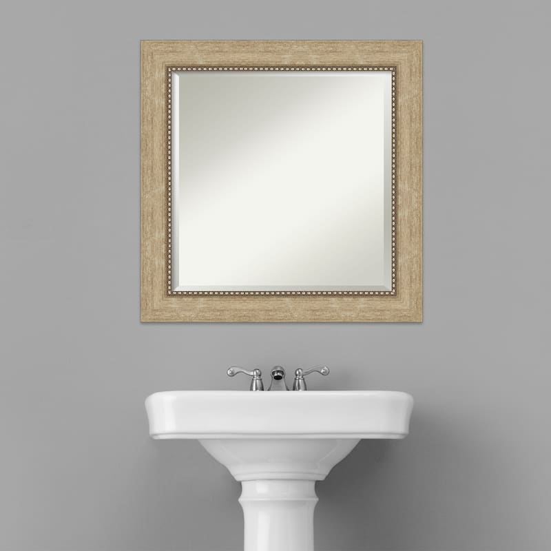 Beveled Bathroom Wall Mirror - Astor Frame