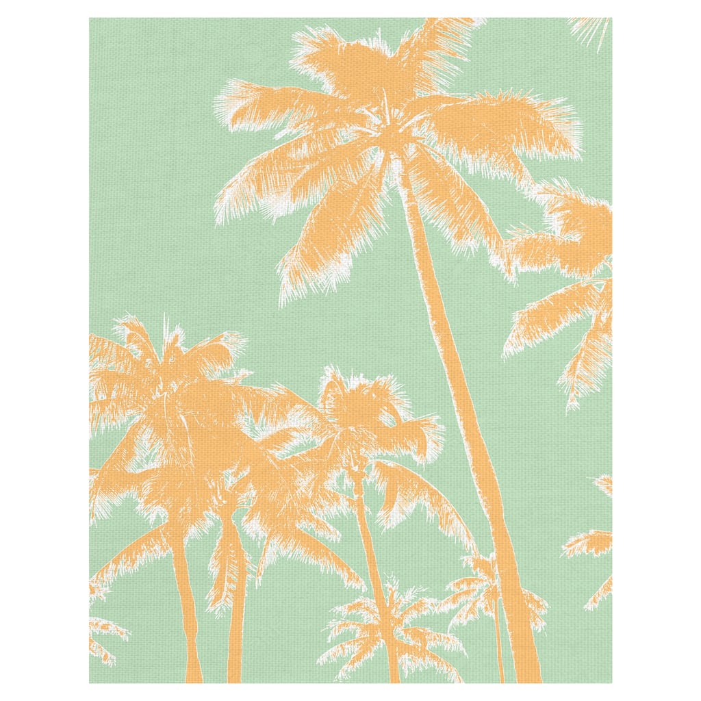 Retro Palms 1 by The Studio Canvas Art Print