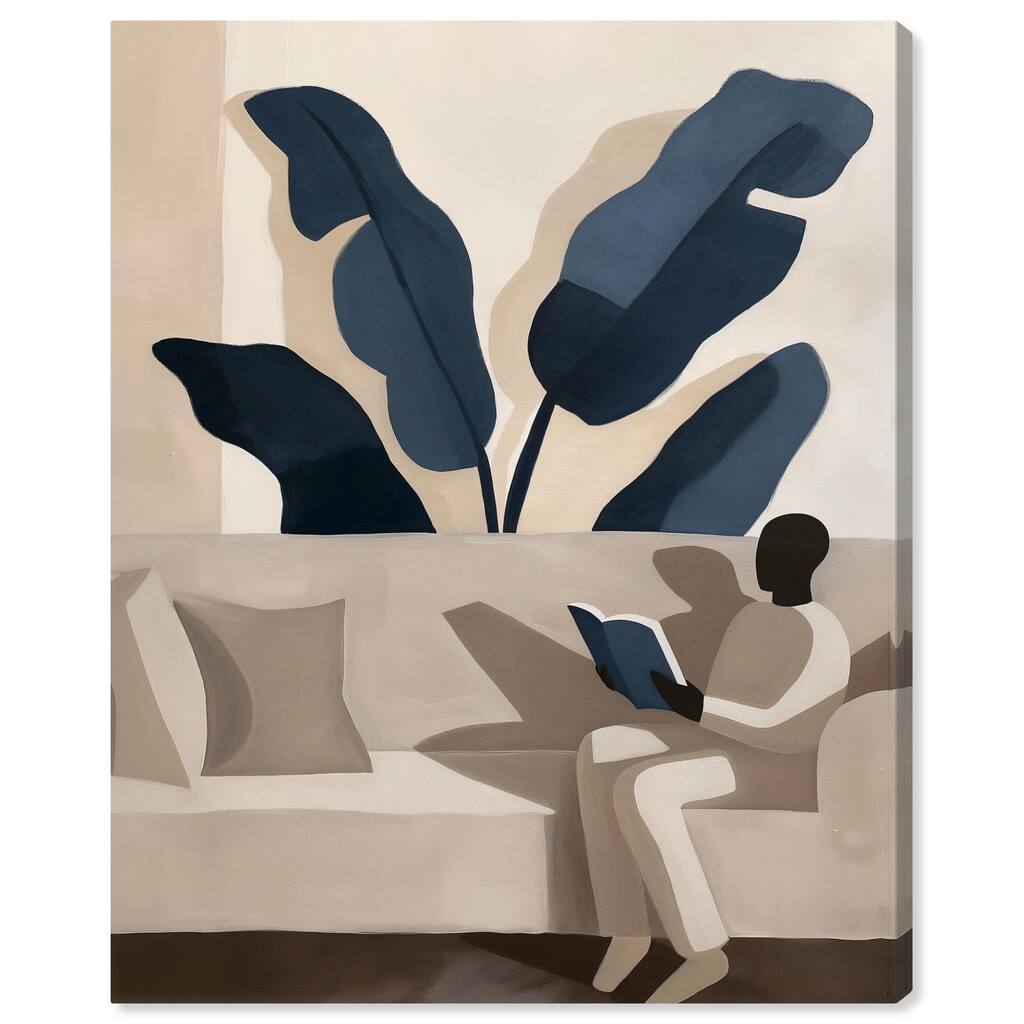 Void Reader II Canvas by Art Remedy, Gallery Wrapped