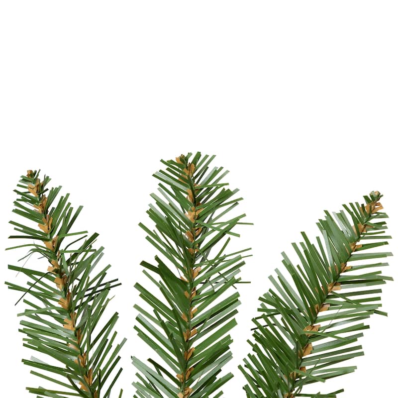9' x 10" Northern Pine Artificial Christmas Garland Warm White LED