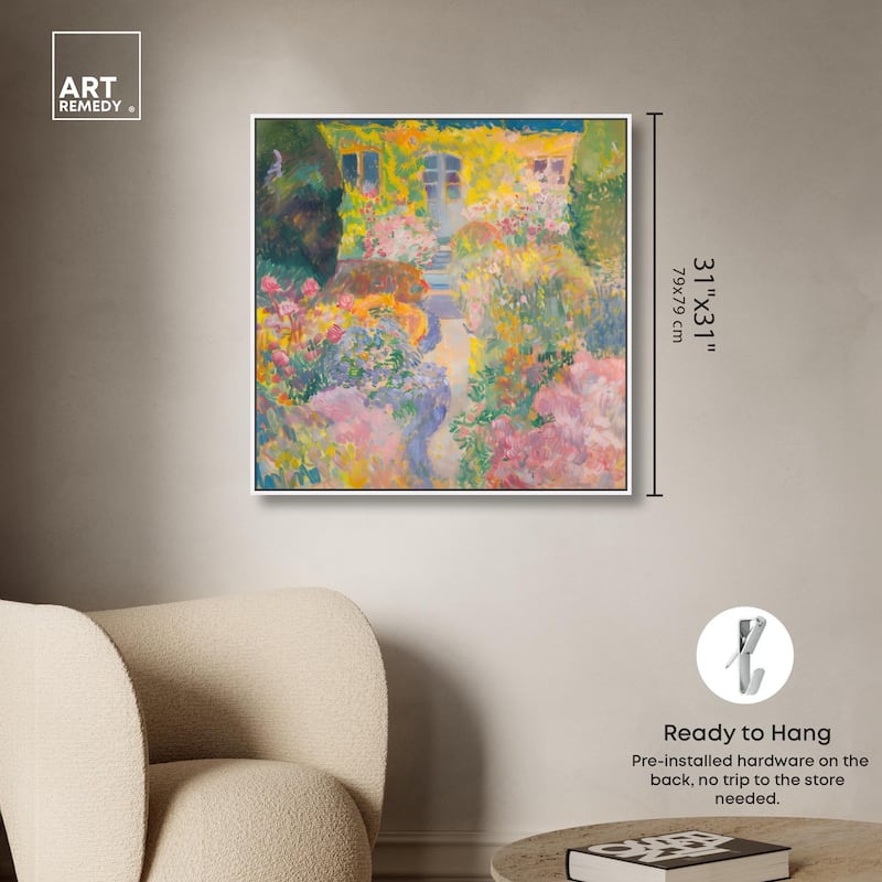 Hues of Happiness II Canvas by Art Remedy