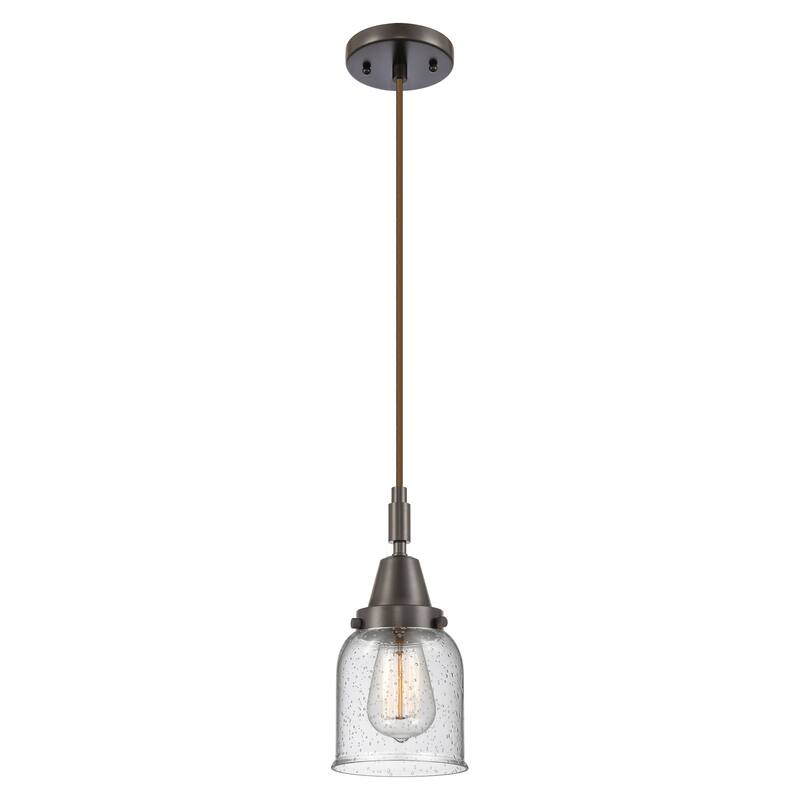Innovations Lighting 447-1P-G54 Bell 5" Wide Mini Pendant with Clear,