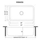 preview thumbnail 11 of 9, Ruvati 30-inch Undermount 16 Gauge Stainless Steel Kitchen Sink Single Bowl - RVM4250 - 30″ x 18-1/8″