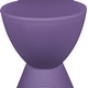 preview thumbnail 133 of 143, Boyd Round Side Table with Ribbed Design Base - Accent Hourglass End Table with Removable Lid for Living Room & Bedroom