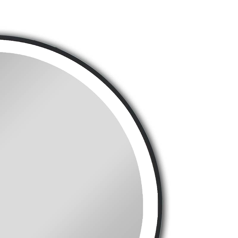 Frameless Embedded LED Mirror - Silver