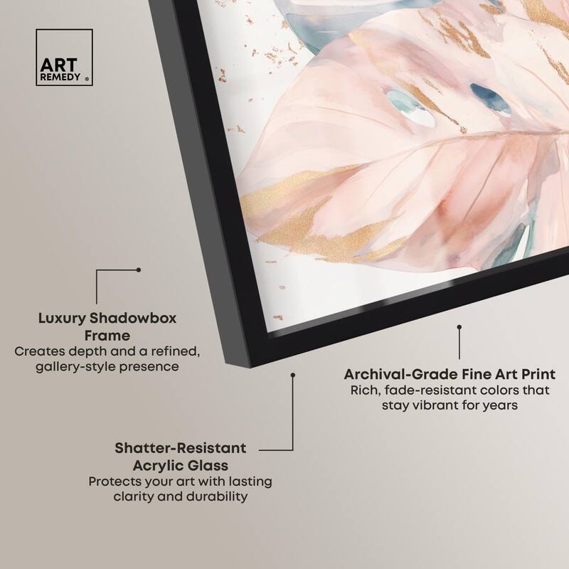 Golden Spritz Shadowbox by Art Remedy