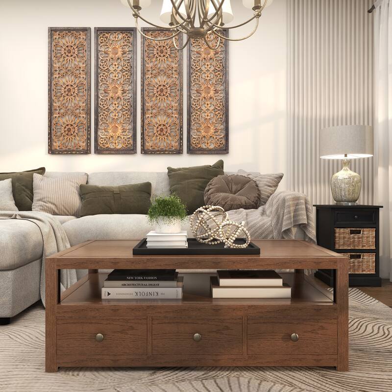 White Metal Handmade Beaded Geometric Decorative Sculpture (Set of 2)