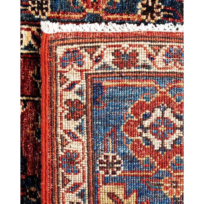 Serapi One-of-a-Kind Hand-Knotted Runner Rug - Red, 2' 9" x 9' 10" - 2' 9" x 9' 10"