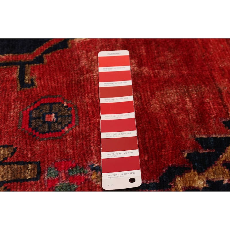 ECARPETGALLERY Hand-knotted Konya Anatolian Red Wool Rug - 5'0 x 10'8