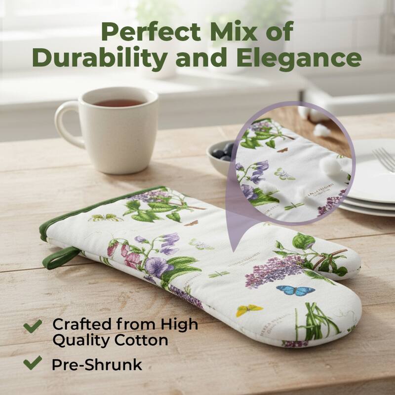 Pimpernel Botanic Garden Collection Oven Glove - 14.5" x 8"