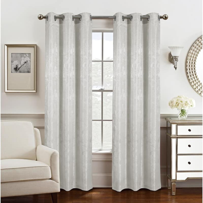 Roxy Two Tone Jacquard Grommet Panel 90"