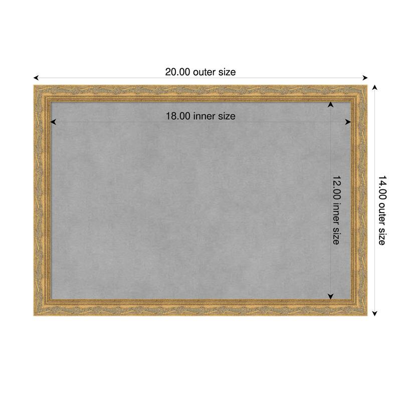 Amanti Art Mila Dark Gold Framed - 20 x 14 in - Mila Dark Gold