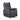Tour Manual Recliner Mid-Century Modern Wave Shape Cushioning and cozy Fabric Glider Recliner for Livingroom