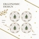 preview thumbnail 6 of 8, Spode Christmas Tree Set of 4 Gold Plates