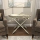 preview thumbnail 9 of 24, White Wood Distressed Foldable Tray Top Boat Accent Table with Oar Leg