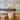 Farmhouse 1-Light Wood Beads Mini Chandelier Boho Pendant Lights for Kitchen Island - Dia. 10" x H 15"