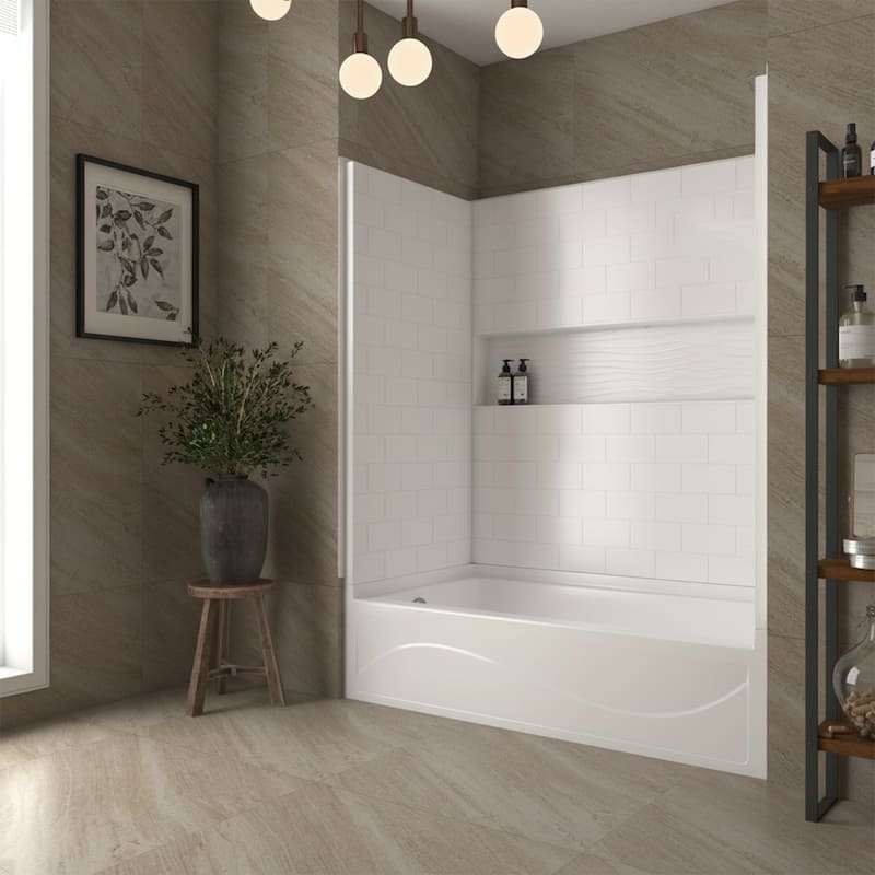 60 in. x 32 in. Soaking Alcove Bathtub