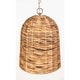 preview thumbnail 5 of 4, Uttermost 21615 Rotorua 14" Wide Pendant with Seagrass Shade