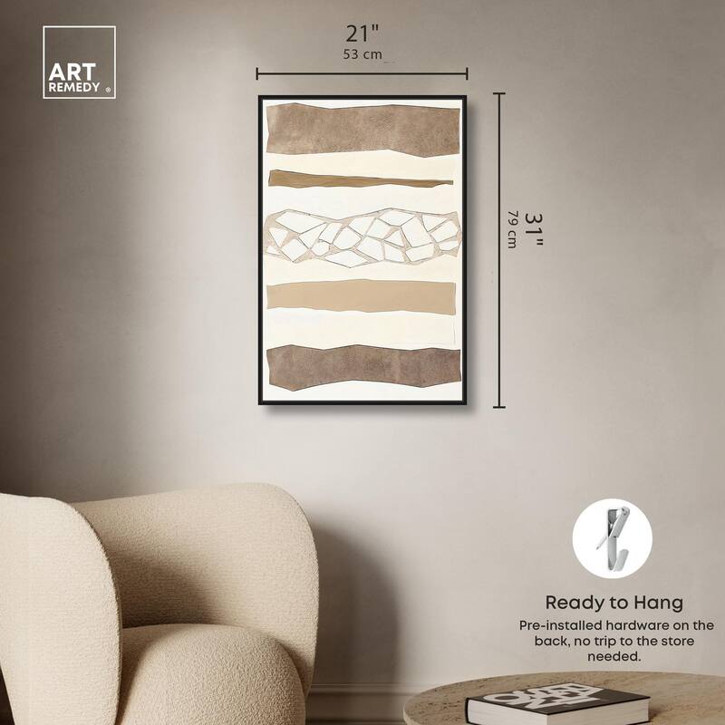 Relief Rifts I Canvas by Art Remedy