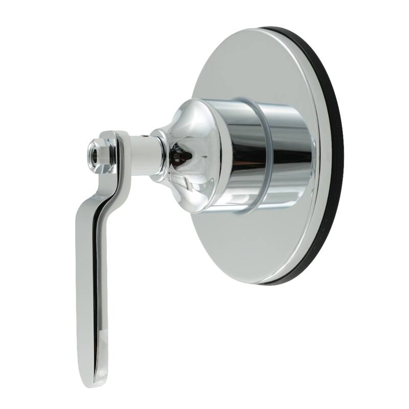 Whitaker Single-Handle Three-Way Diverter Valve with Round Trim Kit - Polished Chrome