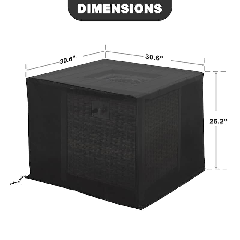 Outdoor Oxford Cover for Pyramid Propane Gas Patio Heater, Water, UV-Resistant