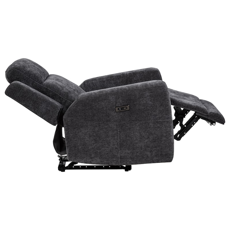 Kennett Chenille Upholstered Power Recliner Chair