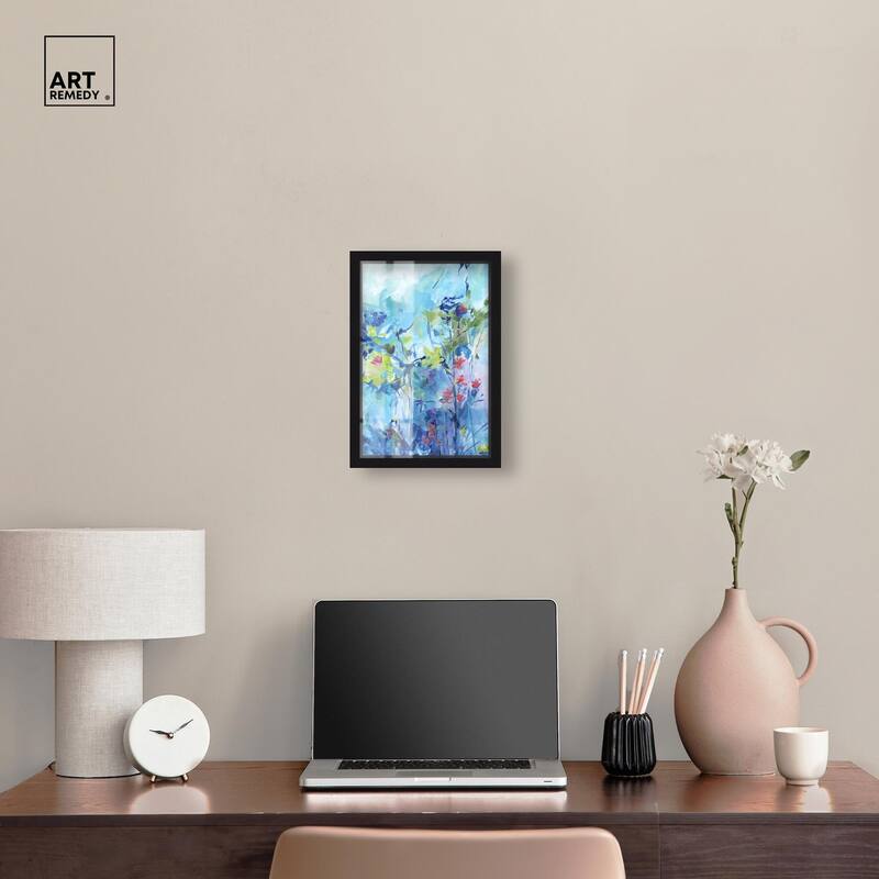 Heavenly Blue II Shadowbox by Art Remedy