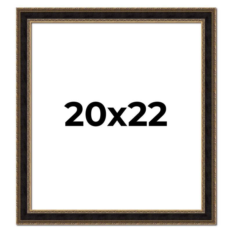 20x22 Frame Gold Antique Vintage Sold Wood Picture Frame | 1.75 Inch