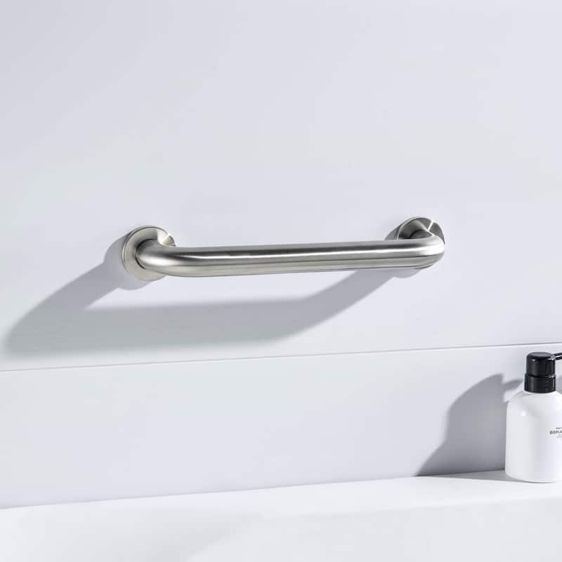 Bathroom Safety 12-Inch Length Stainless Steel Shower Grab Bar