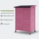 preview thumbnail 12 of 43, MCombo Small Outdoor Storage Cabinet Shed with Double Doors (24.6" x 18.3" x 38.2"), Wooden 0985