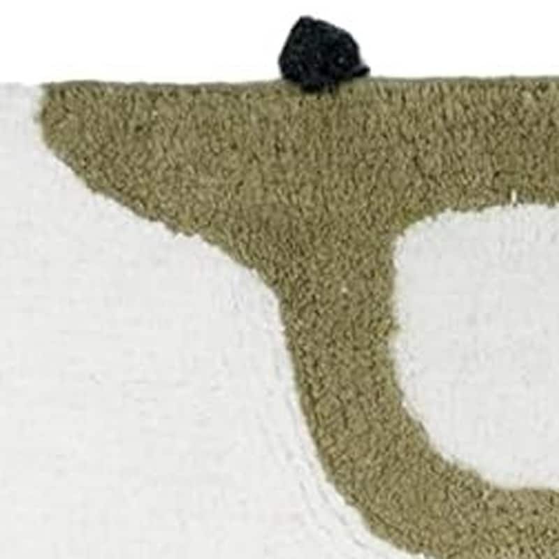 HomeRoots Juvenile/Youth Transitional Rectangle Area Rug - 48.00 in. x 32.00 in. x 0.30 in.