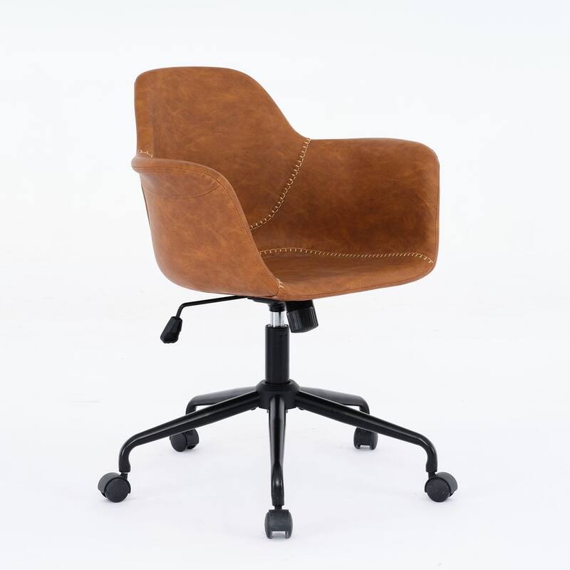 Mid-Century 360 Swivel Office Chair, Rolling Swivel Height Adjustable Ergonomic Chair