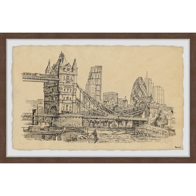 London Cityscape Framed Print