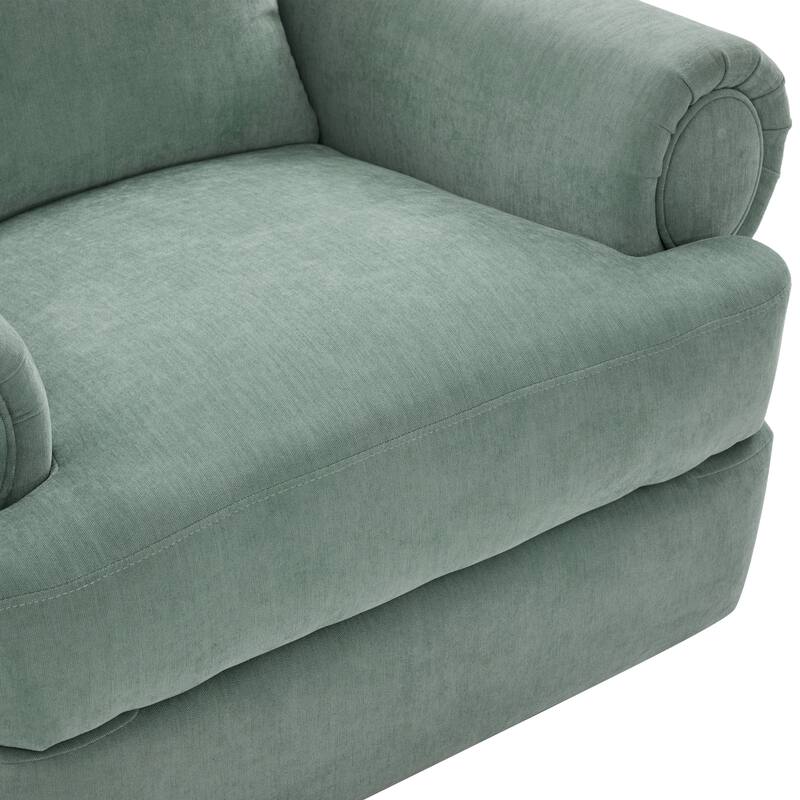 Manual Recliner Sofa Swivel Recliner Rocker Chair with Adjustable Backrest for Living Room, Bedroom, or Nursery