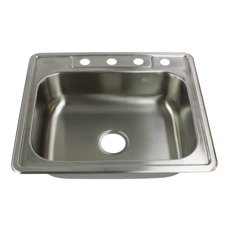 Transolid K-STSB25226-1 Select 25" Drop In Single Basin Stainless