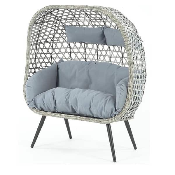 Naples Standing Double Rattan Chair Overstock 33043940